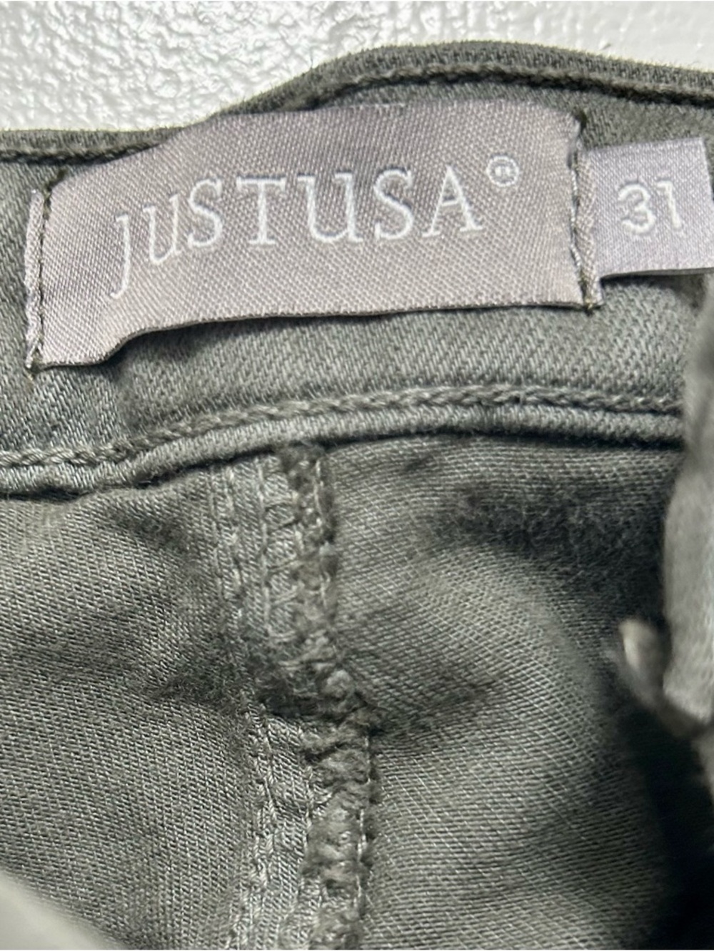 Just USA Women's Dark Olive‎ Chino Pants - Picture 3 of 3